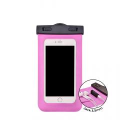 Devia Husa Subacvatica Universala Rose Red (pana la 5.5 inch, cu adaptor audio 3.5 mm, armband si agatatoare)