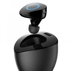 Devia Casca Bluetooth Vortex Black (cu incarcator auto 2.1A)