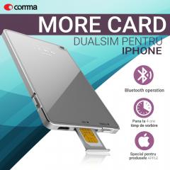 Comma More Card Silver (Dual Sim pentru iPhone )