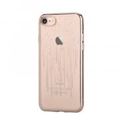 Devia Husa Silicon Meteor iPhone 8 Plus / 7 Plus Champagne Gold (Cristale Swarovski®)