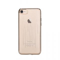 Devia Husa Silicon Meteor iPhone 8 Plus / 7 Plus Champagne Gold (Cristale Swarovski®)