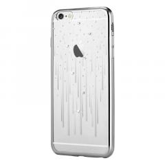 Devia Husa Silicon Meteor iPhone 8 Plus / 7 Plus Silver (Cristale Swarovski®)