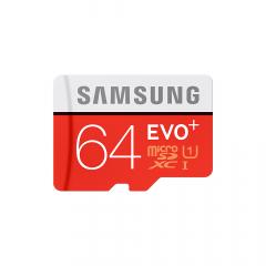 Samsung Card Memorie Evo Plus MicroSDXC Universal 64 GB Clasa 10 UHS-I + Adaptor SD (80MB/s)