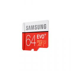 Samsung Card Memorie Evo Plus MicroSDXC Universal 64 GB Clasa 10 UHS-I + Adaptor SD (80MB/s)