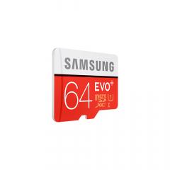 Samsung Card Memorie Evo Plus MicroSDXC Universal 64 GB Clasa 10 UHS-I + Adaptor SD (80MB/s)