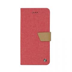 Just Must Husa Book Linen Samsung Galaxy S8 Plus G955 Pink (material textil cu silicon in interior)