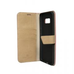 Just Must Husa Book Linen Samsung Galaxy S8 Plus G955 Pink (material textil cu silicon in interior)