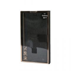 Just Must Husa Book Linen Samsung Galaxy S8 Plus G955 Pink (material textil cu silicon in interior)