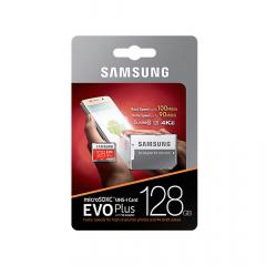 Samsung Card Memorie Evo Plus MicroSDXC 128 GB Clasa 10 UHS-I + Adaptor SD (90MB/s)