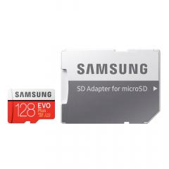 Samsung Card Memorie Evo Plus MicroSDXC 128 GB Clasa 10 UHS-I + Adaptor SD (90MB/s)