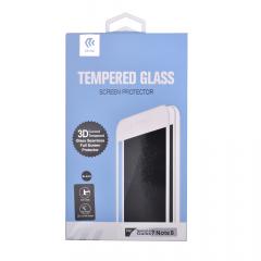 Devia Folie Sticla Temperata 3D Samsung Galaxy Note 8 Black (margini curbate, 9H, 0.26mm)