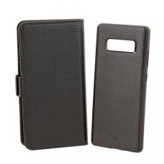 Just Must Husa Book Car Wallet Samsung Galaxy Note 8 Black (carcasa interior detasabila)