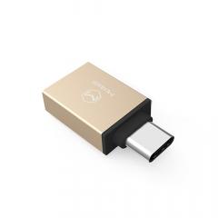 Mcdodo Adaptor OTG Type-C la USB 3.0 Gold Aluminium (conectare periferice prin USB)