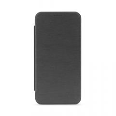 Meleovo Husa Smart Flip Samsung Galaxy A5 (2017) Gray (spate mat perlat si fata cu aspect metalic)