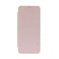 Meleovo Husa Smart Flip Samsung Galaxy S8 G950 Rose Gold (spate mat perlat si fata cu aspect metalic)