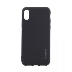 Meleovo Husa Silicon Soft Slim iPhone X / XS Black (aspect mat)