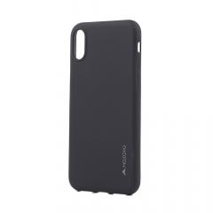 Meleovo Husa Silicon Soft Slim iPhone X / XS Black (aspect mat)