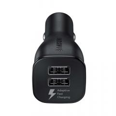 Samsung Incarcator Auto Dual USB 2A Fast Charging MicroUSB Black (cablu detasabil inclus)