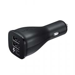 Samsung Incarcator Auto Dual USB 2A Fast Charging MicroUSB Black (cablu detasabil inclus)