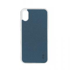 Lemontti Husa Silicon Vellur iPhone X Albastru