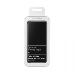 Samsung Husa Original Book Clear View Standing Samsung Galaxy S9 G960 Black
