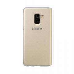 Samsung Husa Neon Flip Cover Samsung Galaxy A8 (2018) Gold