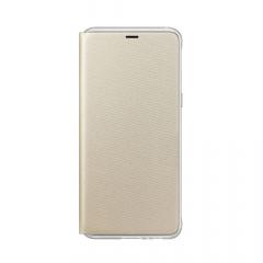 Samsung Husa Neon Flip Cover Samsung Galaxy A8 (2018) Gold
