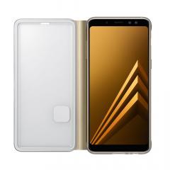 Samsung Husa Neon Flip Cover Samsung Galaxy A8 (2018) Gold