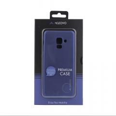 Meleovo Husa Silicon Soft Slim Samsung Galaxy A8 (2018) Blue (aspect mat)