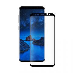 Eiger Folie Sticla 3D Case Friendly Samsung Galaxy S9 Plus G965 Clear Black (0.33mm, 9H, curved, oleophobic)