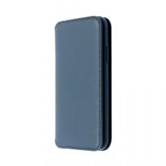 Just Must Husa Book Origin Leather Folio iPhone X Cosmos Blue (piele naturala)