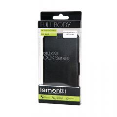 Lemontti Husa Book Elegant Motorola Moto E4 Negru