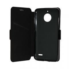 Lemontti Husa Book Elegant Motorola Moto E4 Negru
