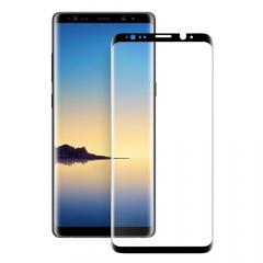 Eiger Folie Sticla 3D Case Friendly Samsung Galaxy Note 9 Clear Black (0.33mm, 9H, curved, oleophobic)
