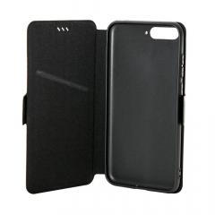 Lemontti Husa Book Elegant Huawei Y6 2018 Negru