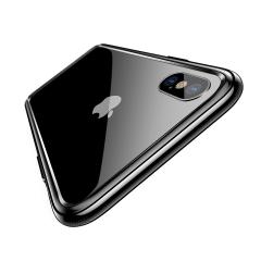 Baseus Bumper Platinum Metal Border iPhone X Black