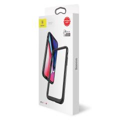 Baseus Bumper Platinum Metal Border iPhone X Black