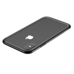Baseus Bumper Platinum Metal Border iPhone X Black