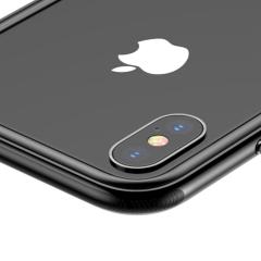 Baseus Bumper Platinum Metal Border iPhone X Black