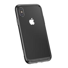 Baseus Bumper Platinum Metal Border iPhone X Black