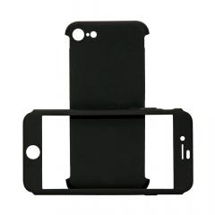 Just Must Carcasa Defense 360 iPhone SE 2020 / 8 / 7 Black (3 piese: protectie spate, protectie fata, folie sticla)