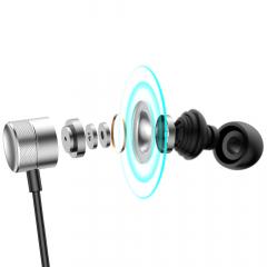 Baseus Casti Encok H04 Jack 3.5mm Silver (in-ear)
