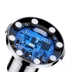 Baseus Suport Auto Magnetic cu Wireless Charger Black (incarcare Qi si QC 2.0, prindere la sistemul de ventilatie sau cu adeziv pentru bord)