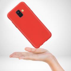 Just Must Husa Silicon Candy Samsung Galaxy A6 (2018) Red