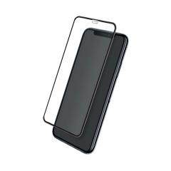 Eiger Folie Sticla 3D Edge to Edge iPhone XR Clear Black (0.33mm, 9H, perfect fit, curved, oleophobic)