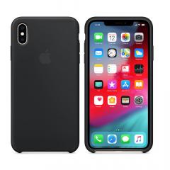 Apple Husa Original Silicon iPhone XS Max Black