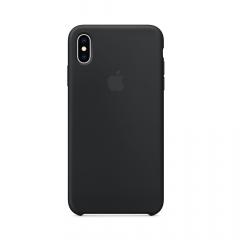 Apple Husa Original Silicon iPhone XS Max Black