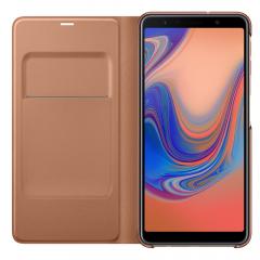 Samsung Husa Book Wallet Cover Samsung Galaxy A7 (2018) Gold