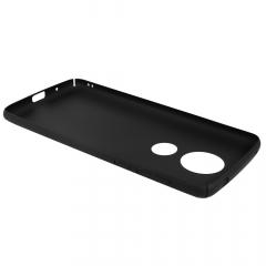 Just Must Carcasa Uvo Motorola Moto E5 Plus Black (material fin la atingere, slim fit)