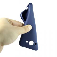 Lemontti Husa Silicon Silky Huawei Y3 2018 Albastru Inchis